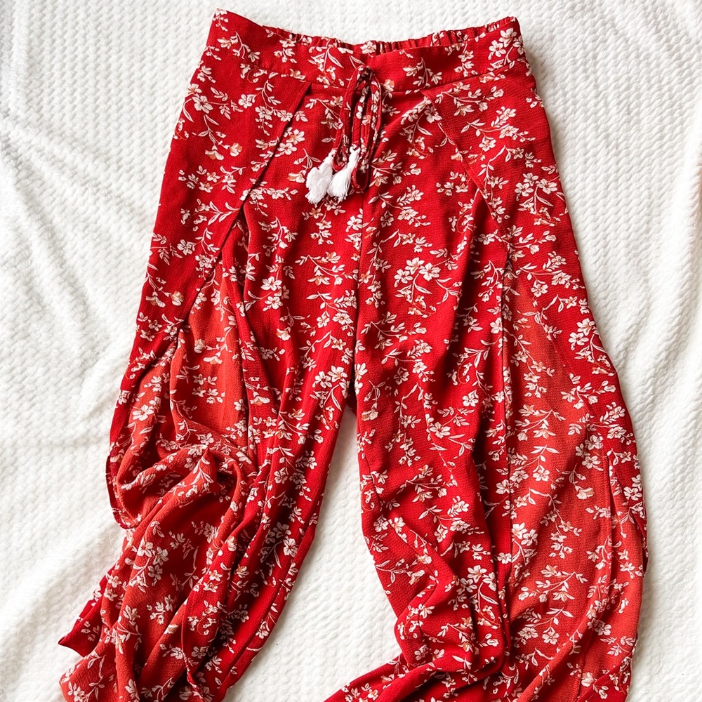 SHEIN • open leg flow pants